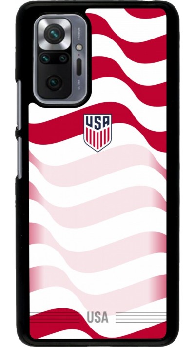 Xiaomi Redmi Note 10 Pro Case Hülle - Vereinigten Staaten 2026 personalisierbares Fussballtrikot