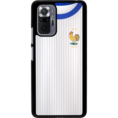 Coque Xiaomi Redmi Note 10 Pro - Maillot de football France Extérieur personnalisable