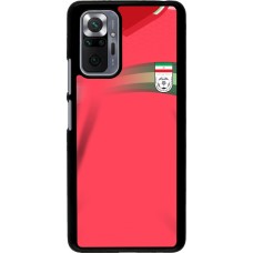 Xiaomi Redmi Note 10 Pro Case Hülle - Iran 2022 personalisierbares Fussballtrikot