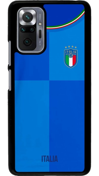 Xiaomi Redmi Note 10 Pro Case Hülle - Italien 2022 personalisierbares Fußballtrikot