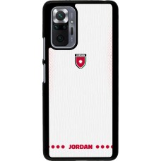 Coque Xiaomi Redmi Note 10 Pro - Maillot de football Jordanie 2026 personnalisable