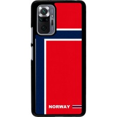 Coque Xiaomi Redmi Note 10 Pro - Maillot de football Norvège 2026 personnalisable