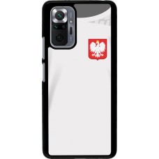 Xiaomi Redmi Note 10 Pro Case Hülle - Polen 2022 personalisierbares Fussballtrikot