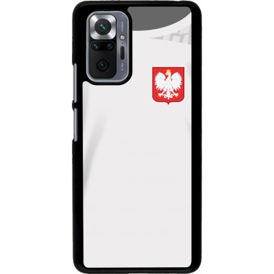 Coque Xiaomi Redmi Note 10 Pro - Maillot de football Pologne 2022 personnalisable