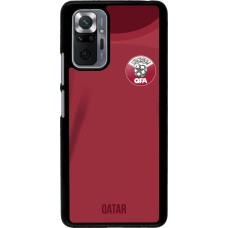 Xiaomi Redmi Note 10 Pro Case Hülle - Katar 2022 personalisierbares Fussballtrikot
