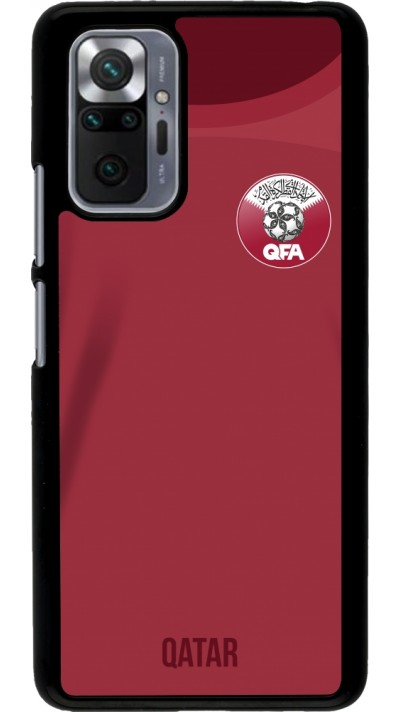 Xiaomi Redmi Note 10 Pro Case Hülle - Katar 2022 personalisierbares Fussballtrikot