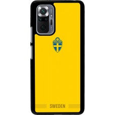 Coque Xiaomi Redmi Note 10 Pro - Maillot de football Suède 2026 personnalisable