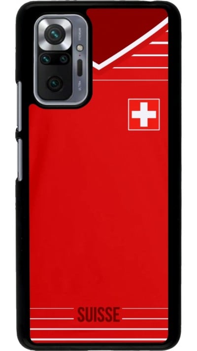 Hülle Xiaomi Redmi Note 10 Pro - Football shirt Switzerland 2022