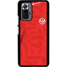 Xiaomi Redmi Note 10 Pro Case Hülle - Tunesien 2022 personalisierbares Fussballtrikot
