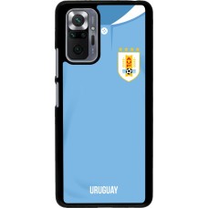 Xiaomi Redmi Note 10 Pro Case Hülle - Uruguay 2022 personalisierbares Fussballtrikot