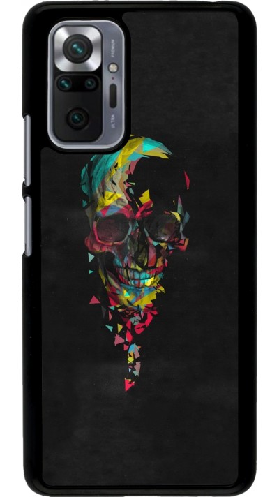 Xiaomi Redmi Note 10 Pro Case Hülle - Halloween 22 colored skull