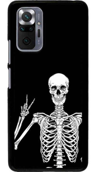 Coque Xiaomi Redmi Note 10 Pro - Halloween 2023 peace skeleton