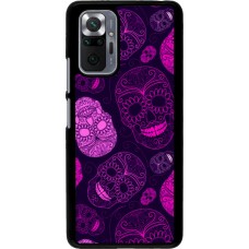 Xiaomi Redmi Note 10 Pro Case Hülle - Halloween 2023 pink skulls