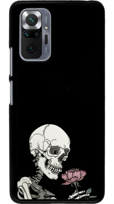 Coque Xiaomi Redmi Note 10 Pro - Halloween 2023 rose and skeleton