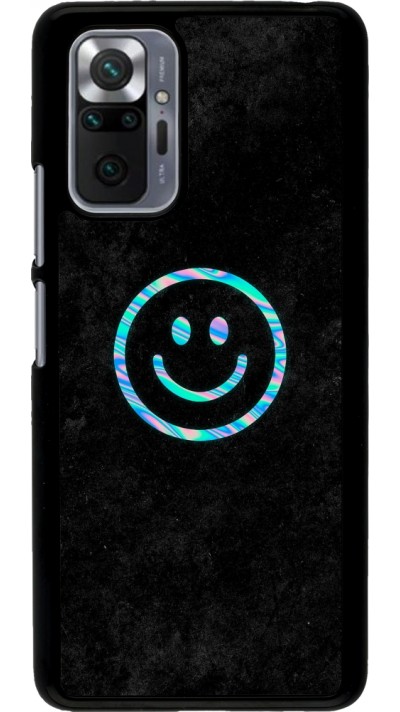 Xiaomi Redmi Note 10 Pro Case Hülle - Happy smiley irisirt
