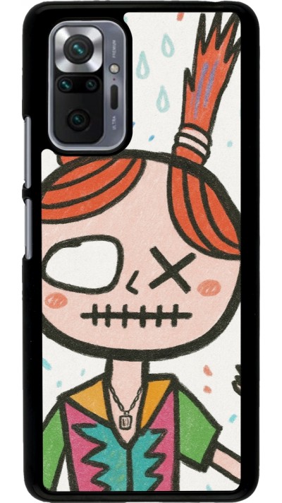 Xiaomi Redmi Note 10 Pro Case Hülle - Little Girl Sketch
