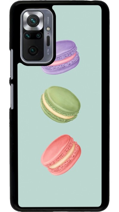 Coque Xiaomi Redmi Note 10 Pro - Macarons on green background