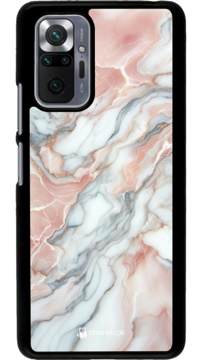 Coque Xiaomi Redmi Note 10 Pro - Marbre Rose Lumineux