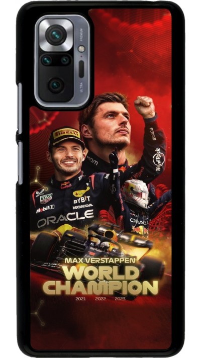 Xiaomi Redmi Note 10 Pro Case Hülle - Max Verstappen Champion 2023