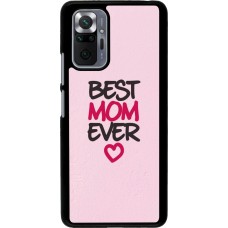 Xiaomi Redmi Note 10 Pro Case Hülle - Mom 2023 best Mom ever pink