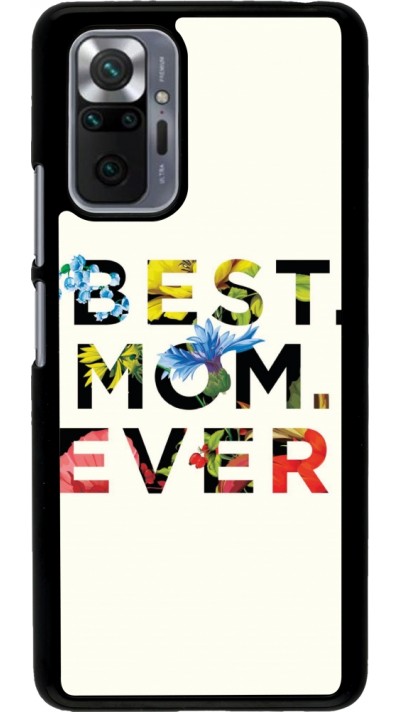 Xiaomi Redmi Note 10 Pro Case Hülle - Mom 2023 best Mom ever flowers
