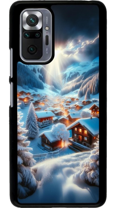 Xiaomi Redmi Note 10 Pro Case Hülle - Berg Schnee Licht