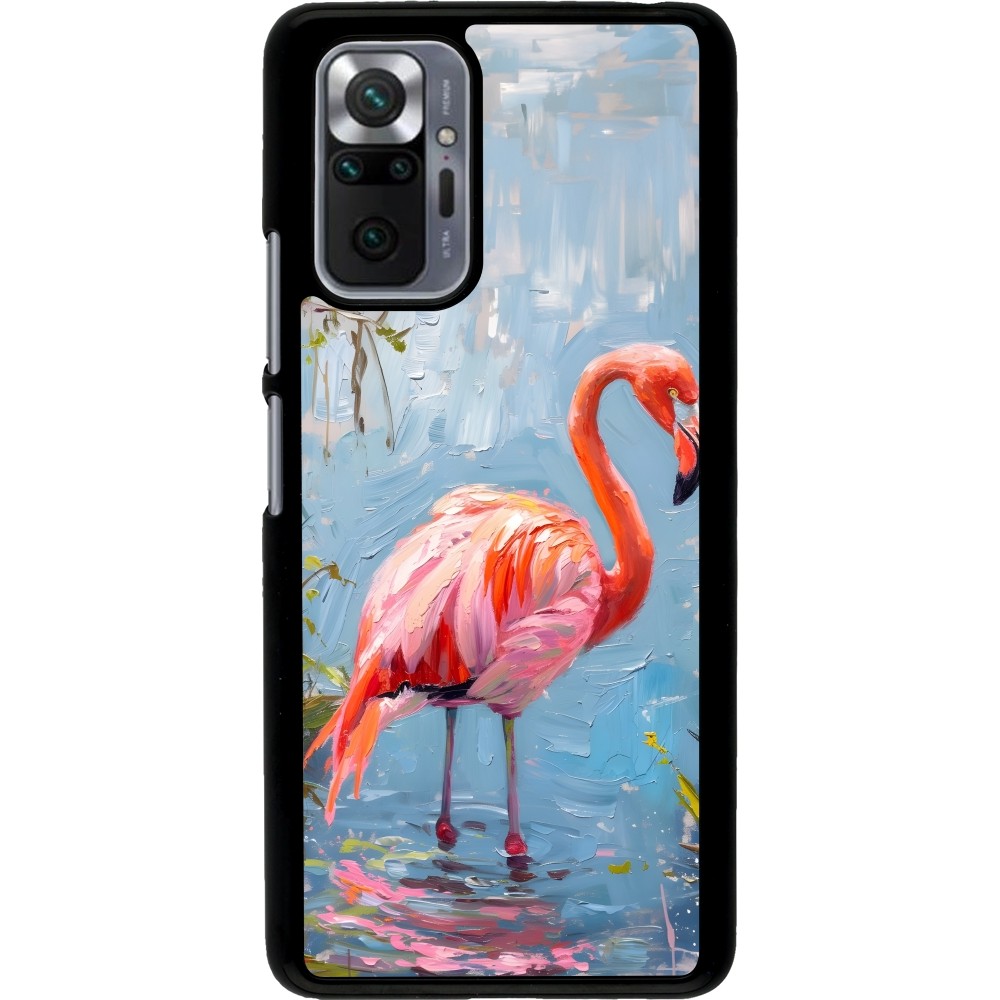Xiaomi Redmi Note 10 Pro Case Hülle - Paint Flamingo