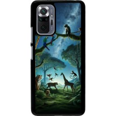 Xiaomi Redmi Note 10 Pro Case Hülle - Paradies der exotischen Tiere