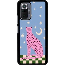 Xiaomi Redmi Note 10 Pro Case Hülle - Pink leopard with stars 2026