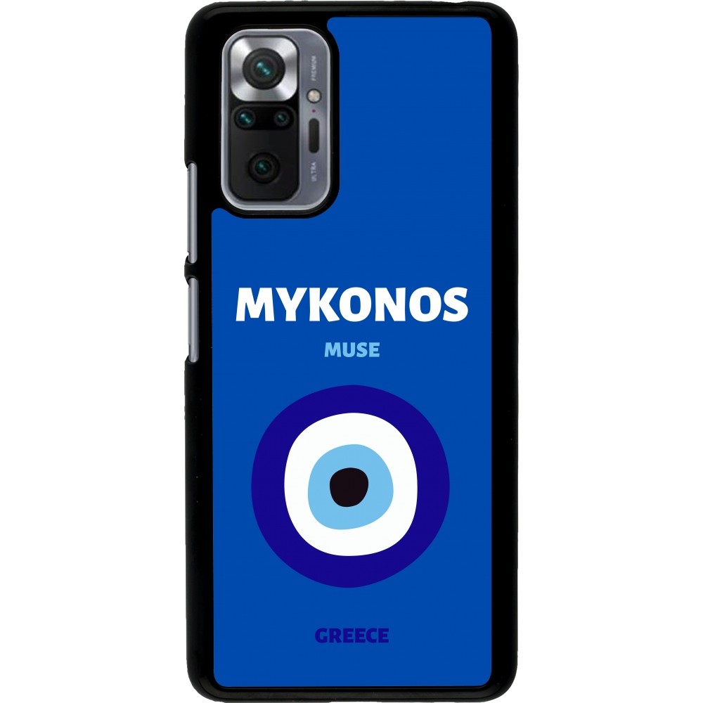 Xiaomi Redmi Note 10 Pro Case Hülle - Pop Summer Destination Mykonos