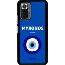 Xiaomi Redmi Note 10 Pro Case Hülle - Pop Summer Destination Mykonos