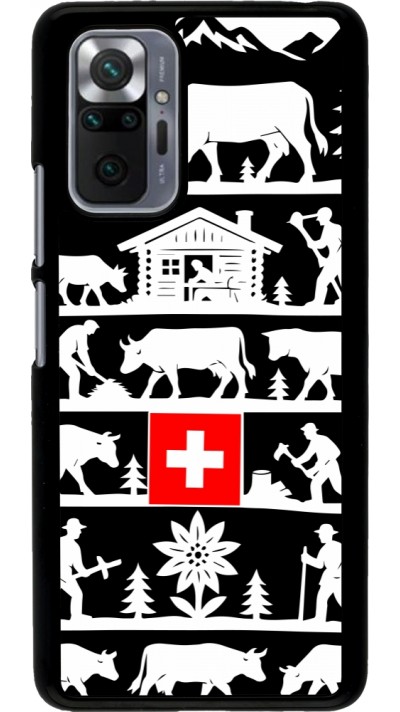 Coque Xiaomi Redmi Note 10 Pro - Poya Suisse 1 noir