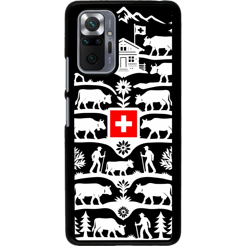 Coque Xiaomi Redmi Note 10 Pro - Poya Suisse 3 noir