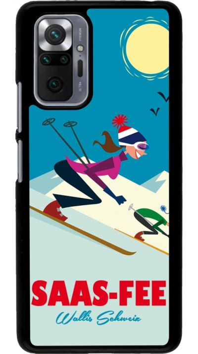 Coque Xiaomi Redmi Note 10 Pro - Saas-Fee Ski Downhill