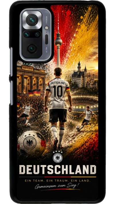 Xiaomi Redmi Note 10 Pro Case Hülle - Fussball Deutschland splash 2026