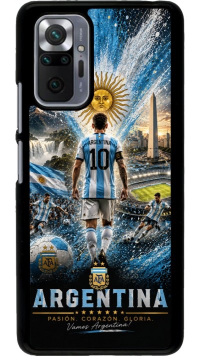 Xiaomi Redmi Note 10 Pro Case Hülle - Fussball Argentinien splash 2026