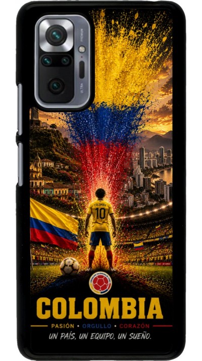 Xiaomi Redmi Note 10 Pro Case Hülle - Fussball Kolumbien splash 2026
