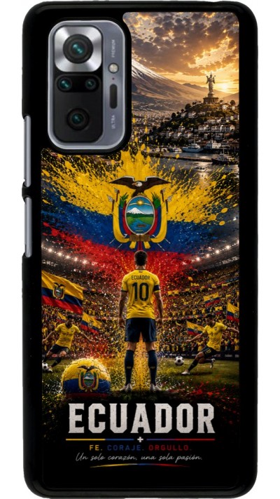 Xiaomi Redmi Note 10 Pro Case Hülle - Fussball Ecuador splash 2026