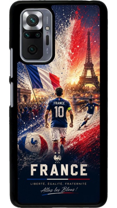 Xiaomi Redmi Note 10 Pro Case Hülle - Fussball Frankreich splash 2026