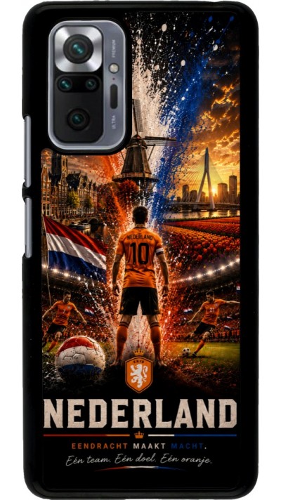 Xiaomi Redmi Note 10 Pro Case Hülle - Fussball Niederlande splash 2026