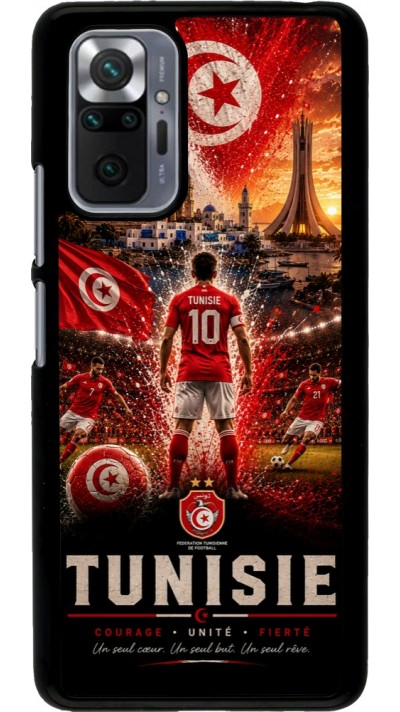 Xiaomi Redmi Note 10 Pro Case Hülle - Fussball Tunesien splash 2026