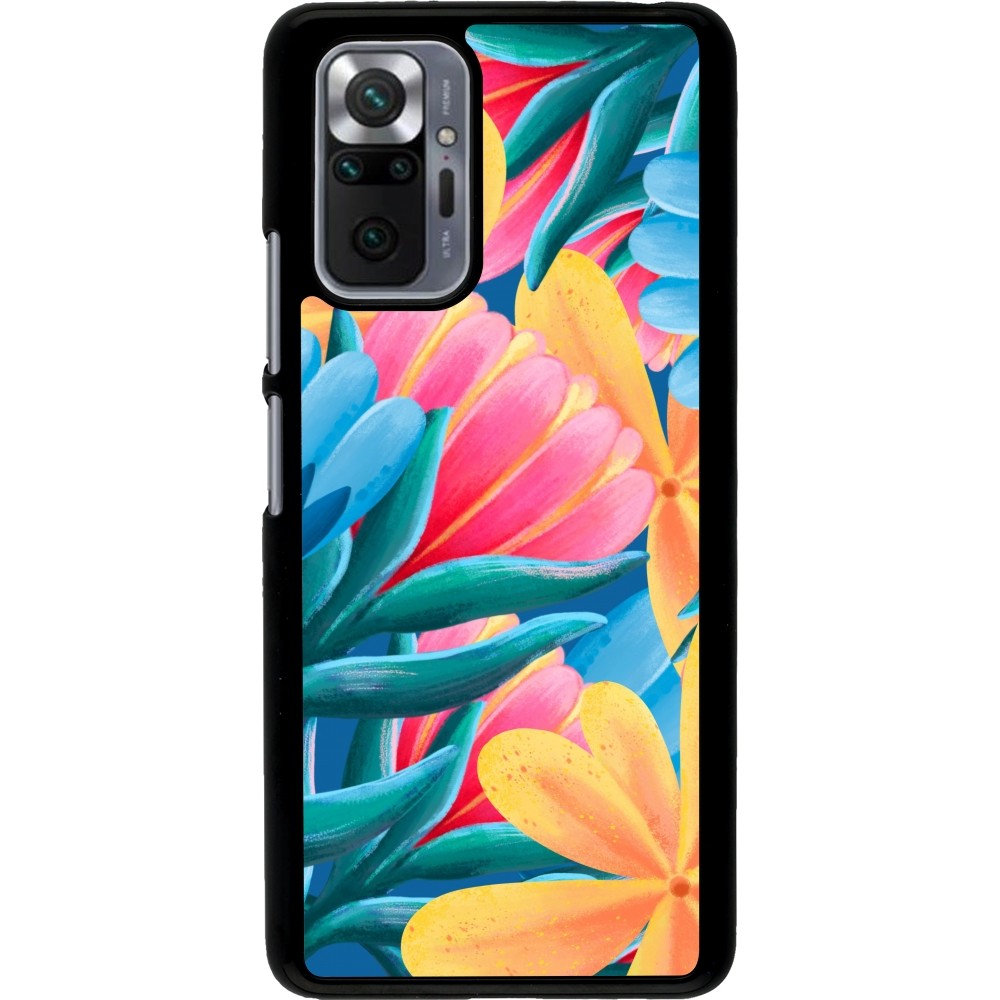 Xiaomi Redmi Note 10 Pro Case Hülle - Spring 23 colorful flowers