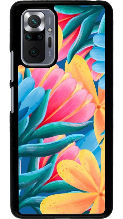 Xiaomi Redmi Note 10 Pro Case Hülle - Spring 23 colorful flowers