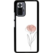 Xiaomi Redmi Note 10 Pro Case Hülle - Spring 23 minimalist flower