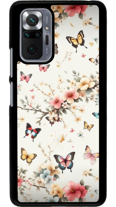 Coque Xiaomi Redmi Note 10 Pro - Spring 25 Papillons Légers