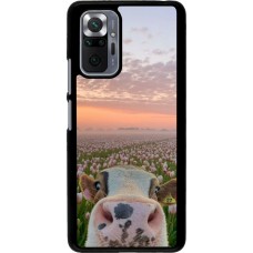 Xiaomi Redmi Note 10 Pro Case Hülle - Cow with tulips Spring 2026