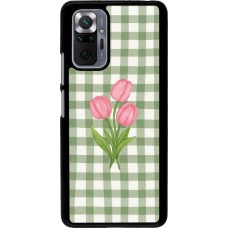 Xiaomi Redmi Note 10 Pro Case Hülle - Green vichy tulips Spring 2026