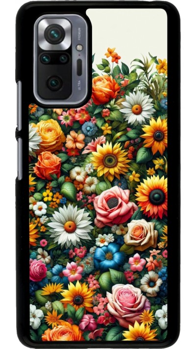 Xiaomi Redmi Note 10 Pro Case Hülle - Sommer Blumenmuster