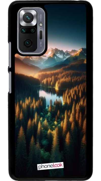 Coque Xiaomi Redmi Note 10 Pro - Sunset Forest Lake