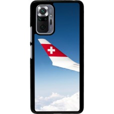 Xiaomi Redmi Note 10 Pro Case Hülle -  Schweizer Nationalfeiertag Sky Swiss Flag